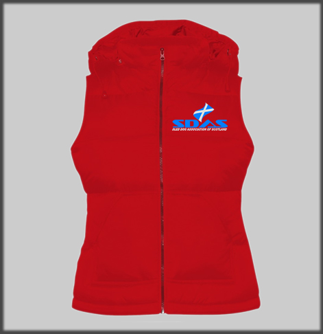 SDAS Female Padded Gilet